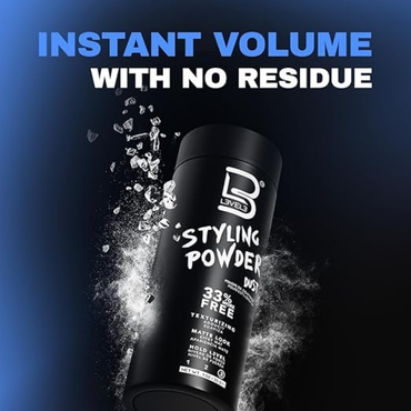 L3 Level 3 Styling Powder - Natural Look Mens Powder - Easy to Apply with No Oil or Greasy Residue