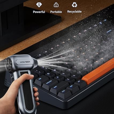 MF100 Super Power Air Duster – Cordless, 150K RPM, 3-Speed Adjustable