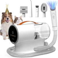 AIRROBO PG100 Pet Grooming Vacuum - 12000Pa Dog Hair Vacuum with 5 Tools & 2L Tank