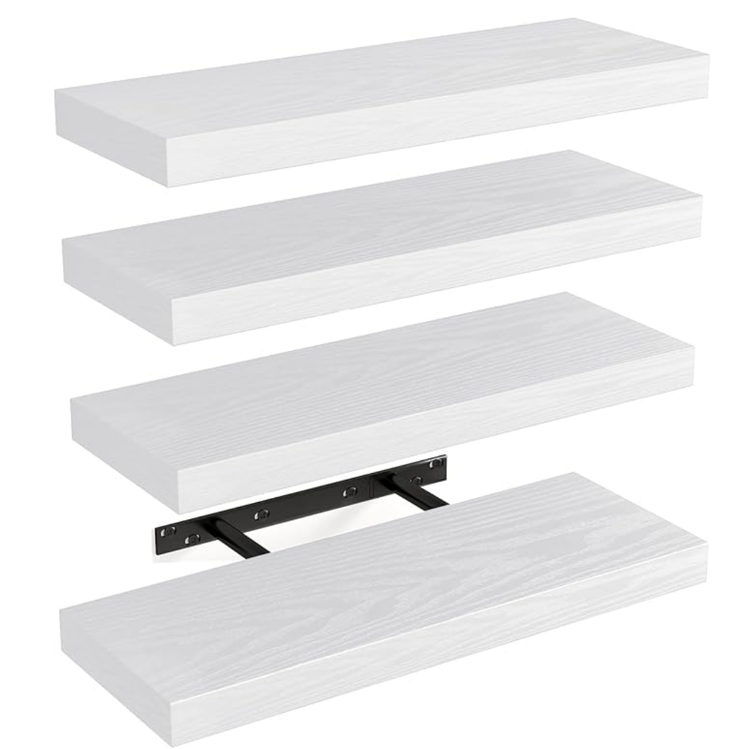 Rustic Brown Farmhouse Shelves | UK Mart Online